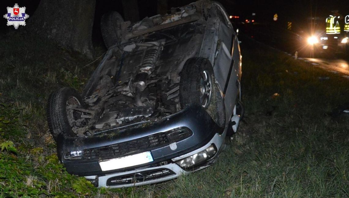 Zajechał mu drogę podczas wyprzedzania. Auto dachowało