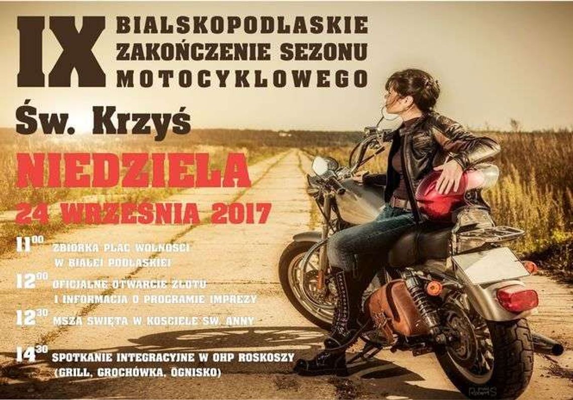 Zakończenie sezonu motocyklowego w Białej Podlaskiej