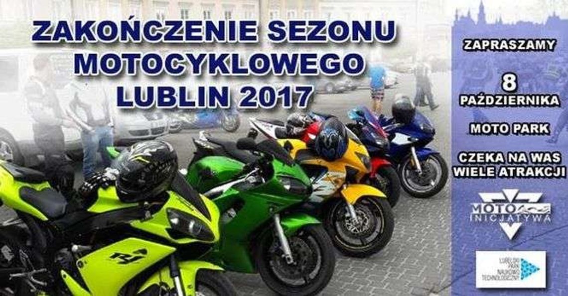 Zakończenie sezonu motocyklowego w Lublinie. Parada motocyklowa