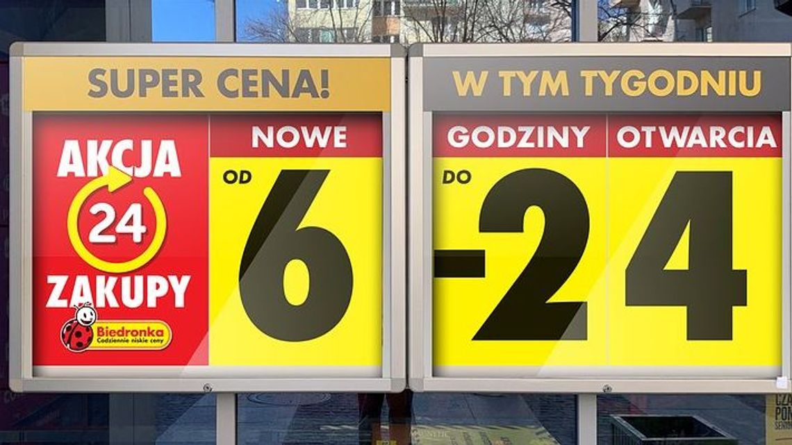 Zakupy w Biedronce przez całą dobę. Pełna lista sklepów