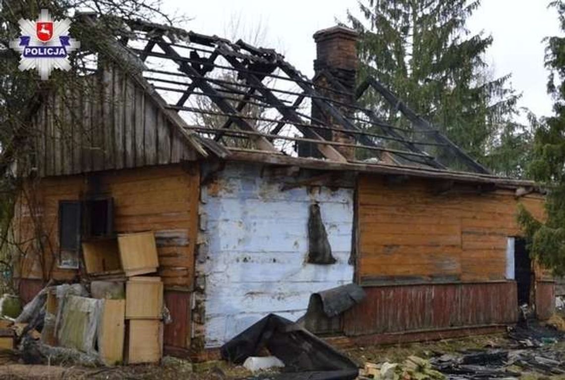 Żalin: 70-latek zginął w pożarze domu