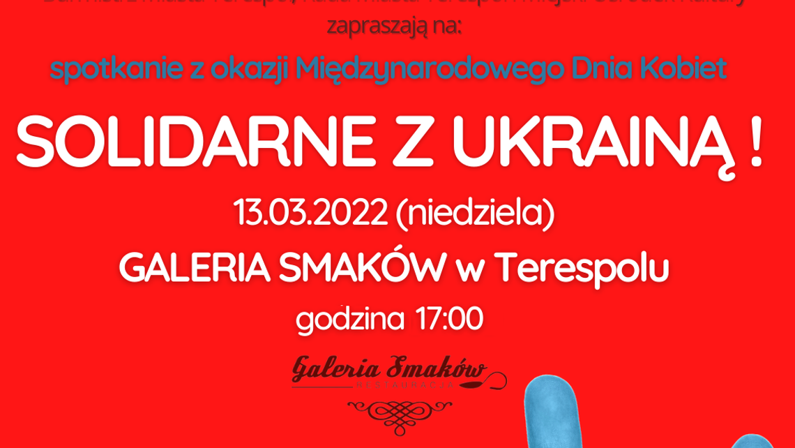 Zamiast Dnia Kobiet solidarność z Ukrainą i zbiórka