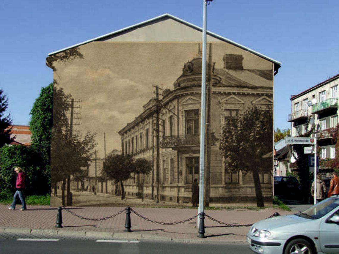 Zamiast szarej ściany mural historyczny. Potrzebna zgoda konserwatora