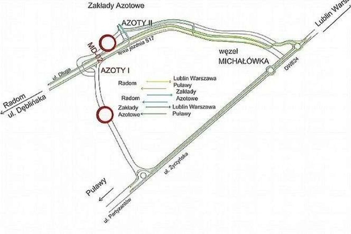 Zamkną ważną drogę w Puławach. Będzie trudniej dojechać do Azotów