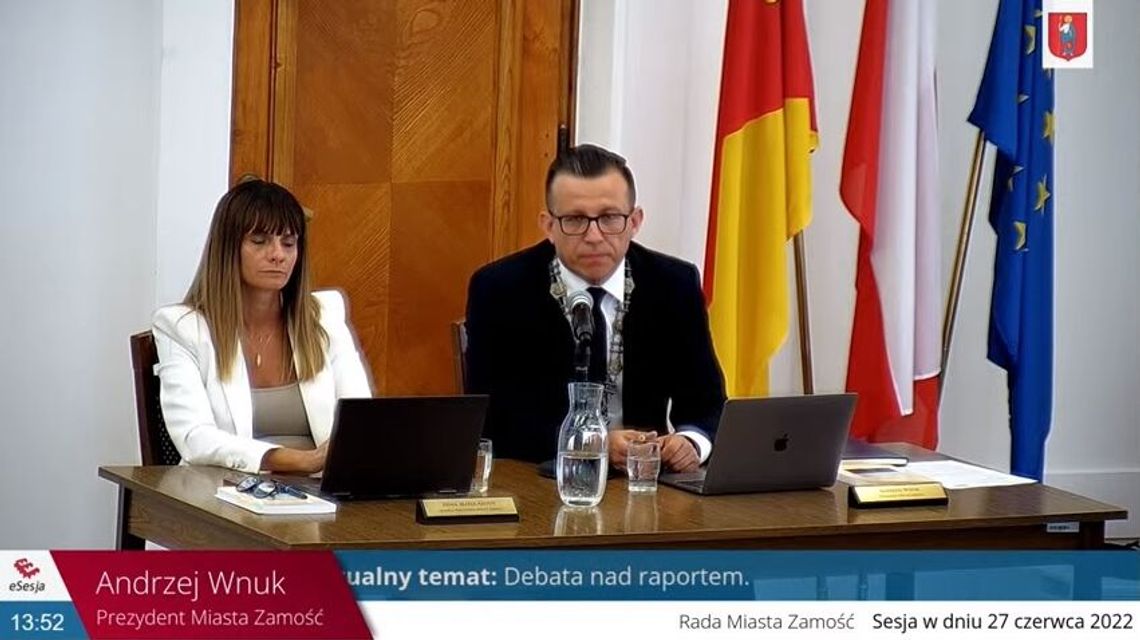 Zamość. Andrzej Wnuk z wotum zaufania i absolutorium