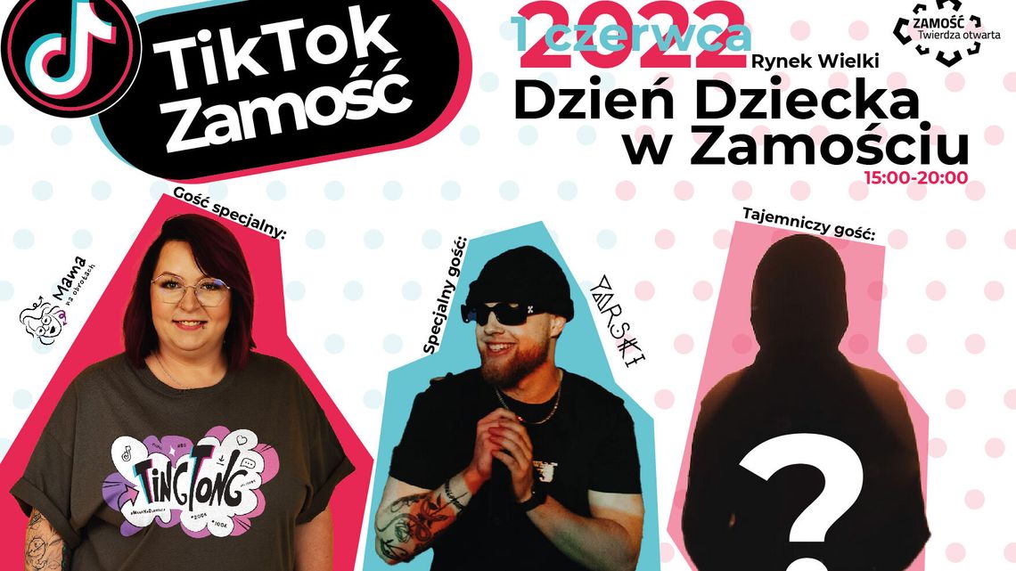 Zamość. Dzień Dziecka z tiktokerami