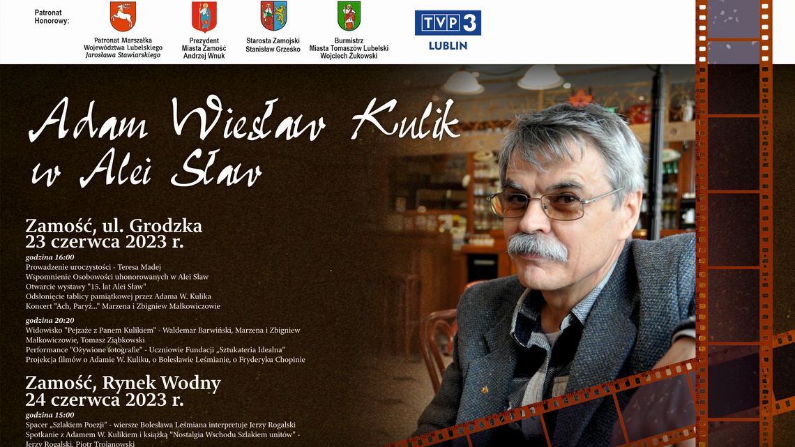 Zamość. Jest aleja, jest tablica, czas na odsłonięcie