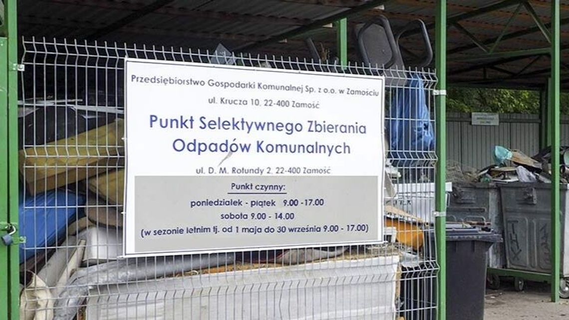 Zamość. Koniec z kombinowaniem. Do oddania gratów potrzebny "kwit"