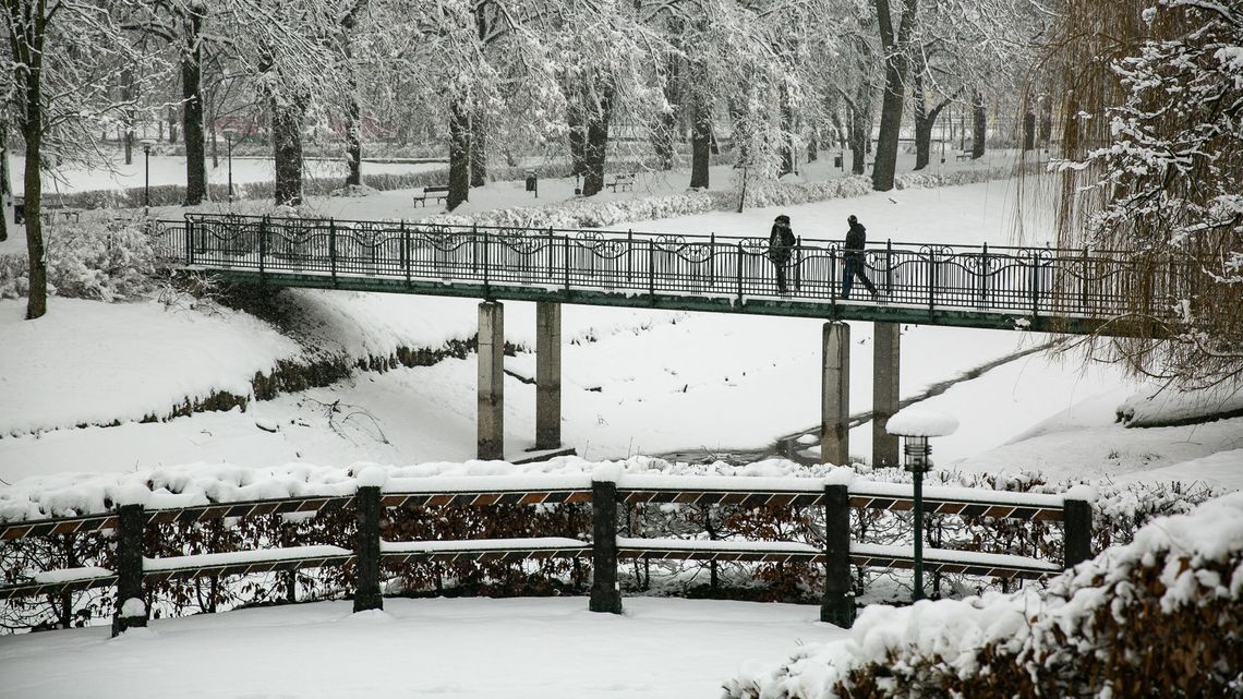 Zamość pod śniegiem