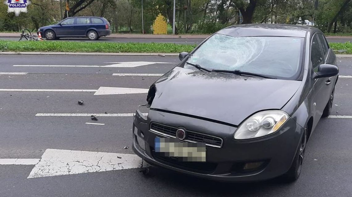 Zamość. Potrąciła rowerzystę na Dzieci Zamojszczyzny