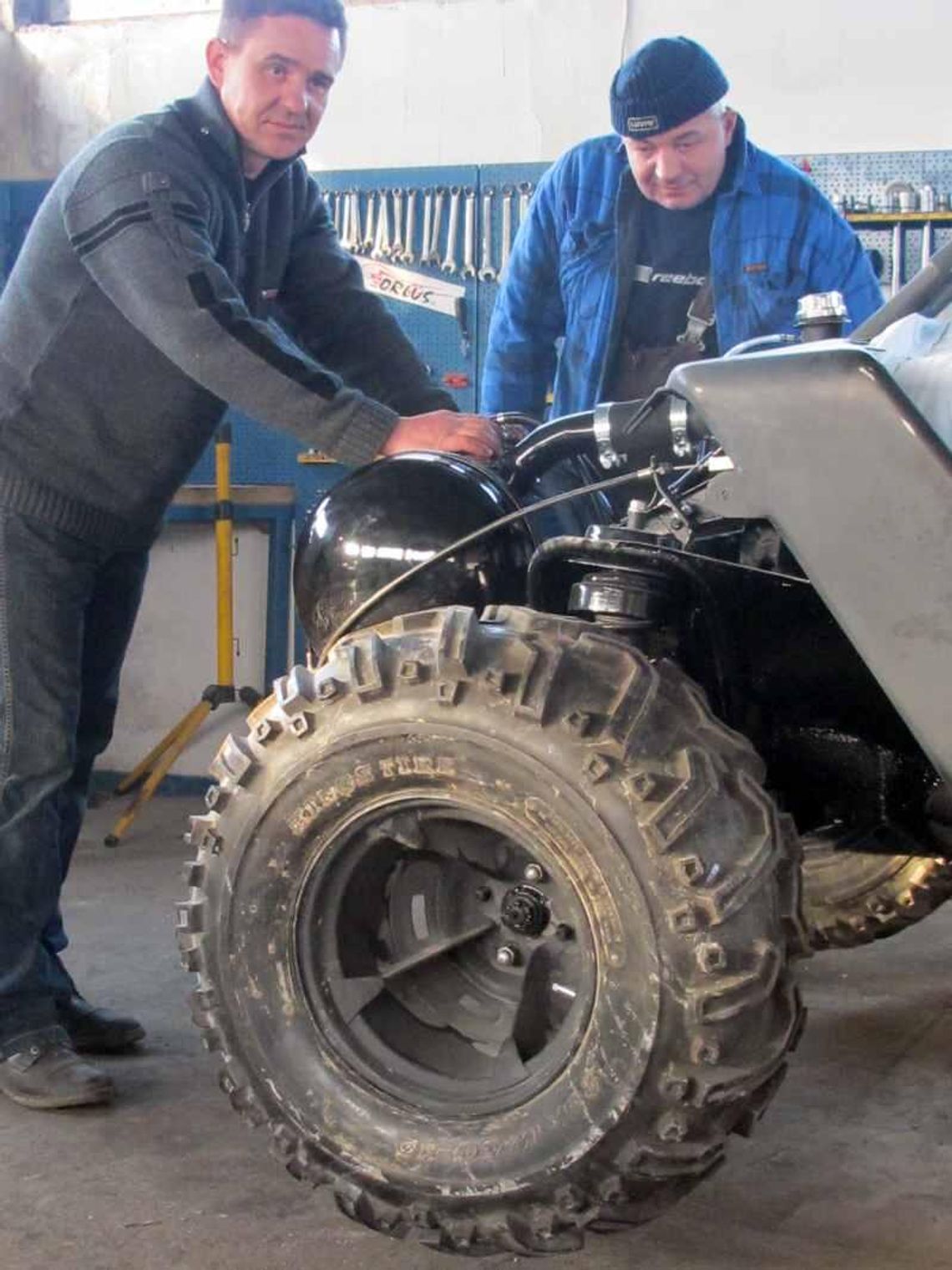 Zamość: Quad z silnikiem subaru jedzie na targi