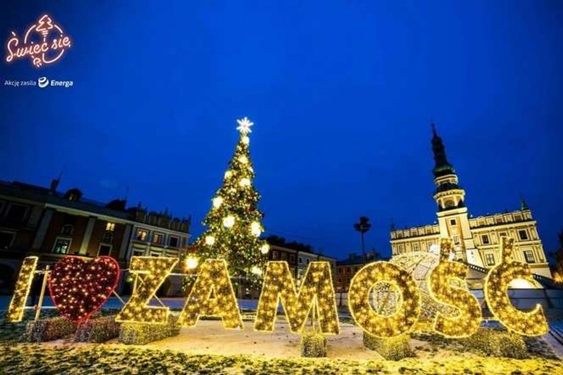 Zamość "Świetlną stolicą Polski". Sprzęt za 50 tys. zł trafi do potrzebujących rodzin