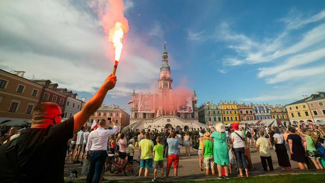 Zamość w rocznicę wybuchu Powstania Warszawskiego Zamość w rocznicę wybuchu Powstania Warszawskiego