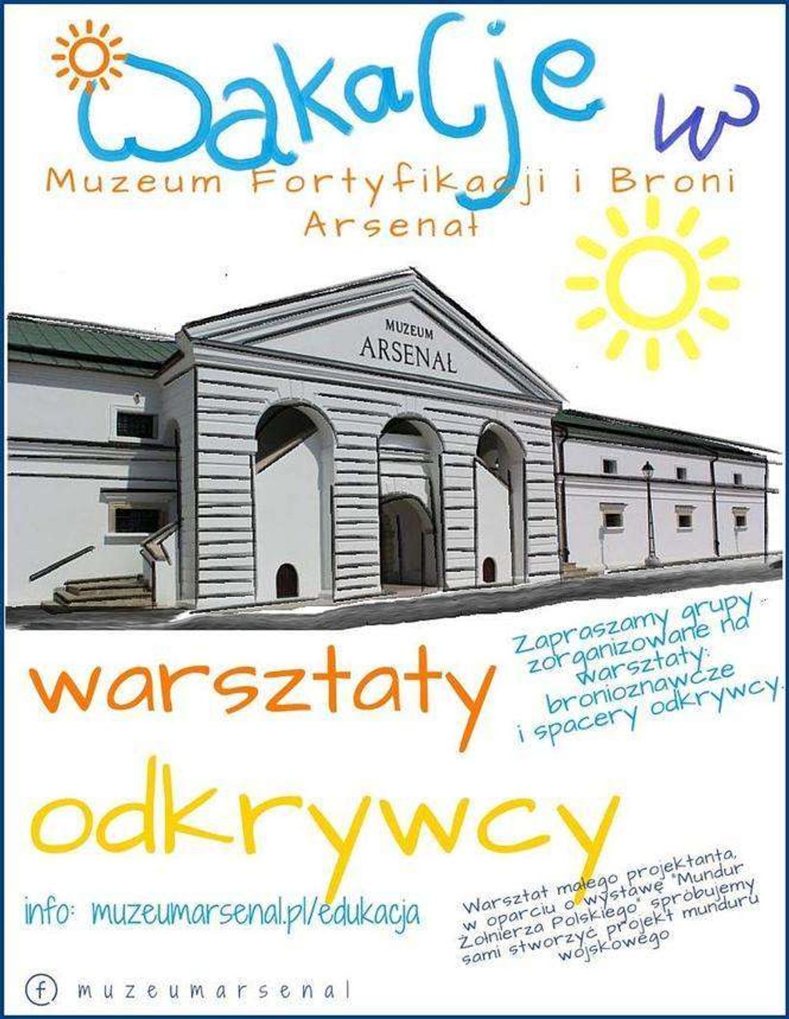 Zamość: Warsztaty edukacyjne w Muzeum Fortyfikacji i Broni Arsenał