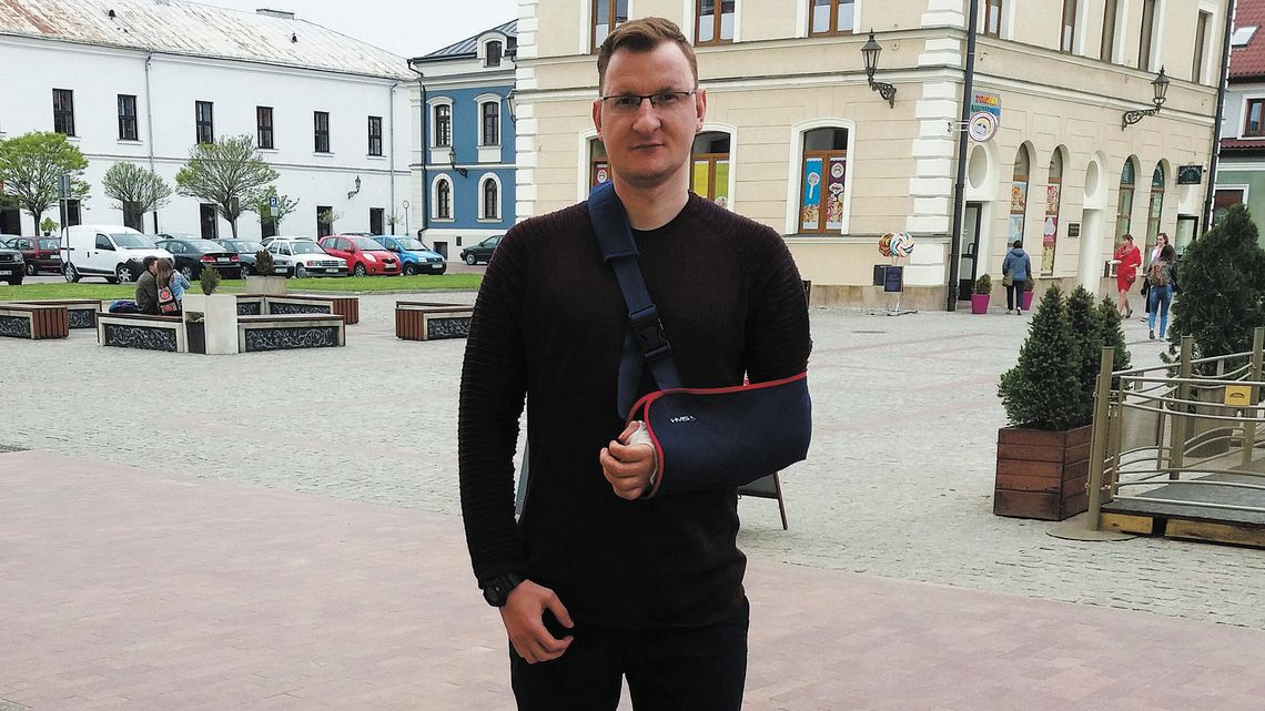 Zamościanin ma przeszczepioną dłoń. "Cały czas wykonuję specjalne ćwiczenia”