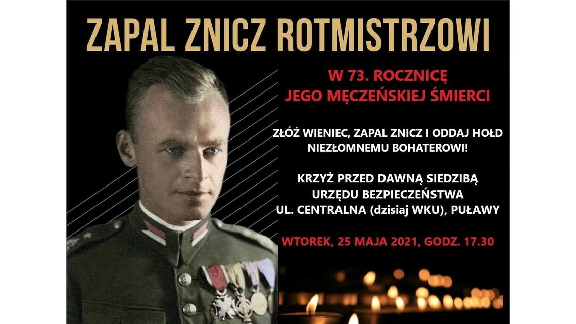 Zapal znicz Rotmistrzowi - akcja w Puławach