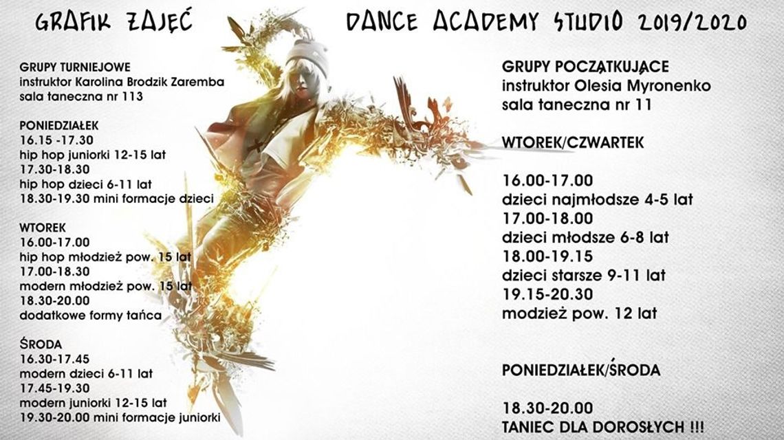 Zapisy do szkoły tańca Dance Academy Studio w Białej Podlaskiej Zapisy do szkoły tańca Dance Academy Studio w Białej Podlaskiej