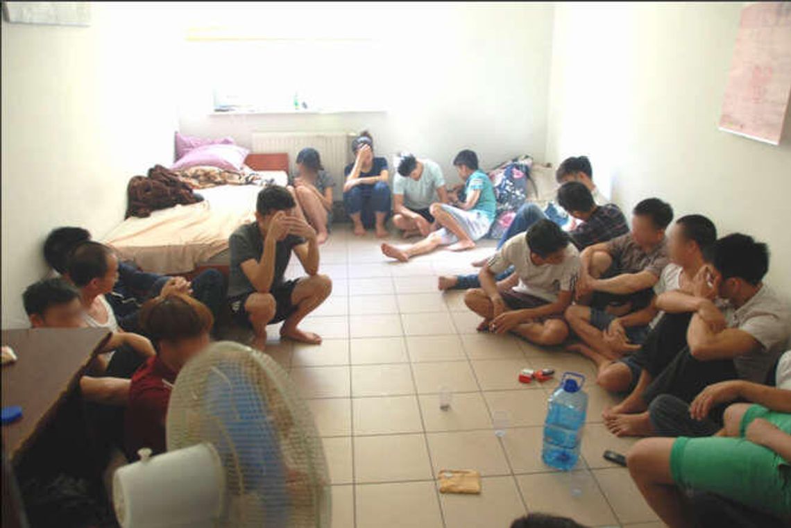 Zarabiali na przerzucie Wietnamczyków. Wideo z zatrzymania Rosjan