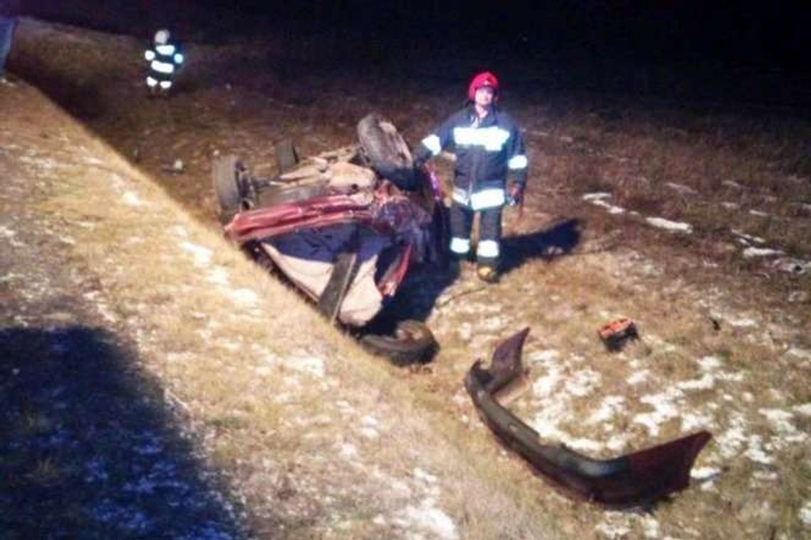 Zarajec: Wypadł z drogi i dachował. Zmarł w szpitalu