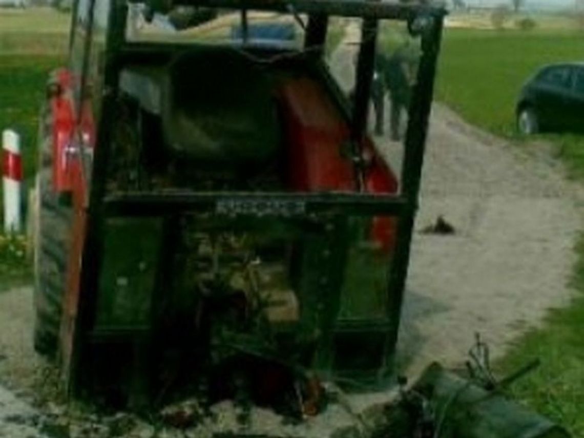 Zarudzie: Traktor zderzył się z drezyną