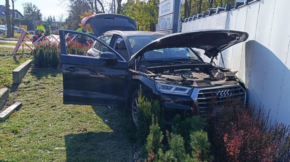 Zasłabł za kierownicą i uderzył w zawór gazowy Zasłabł za kierownicą i uderzył w zawór gazowy