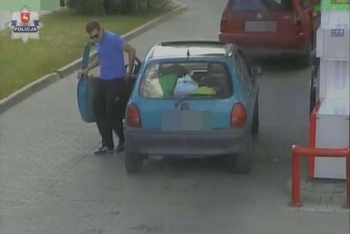 Zatankował 40 litrów paliwa i odjechał ze stacji