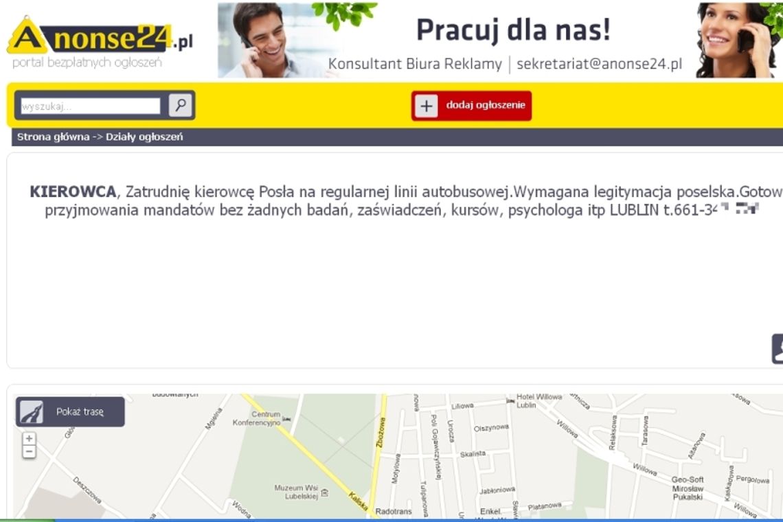 \"Zatrudnię posła jako kierowcę. Bo na drodze jest bezkarny\"