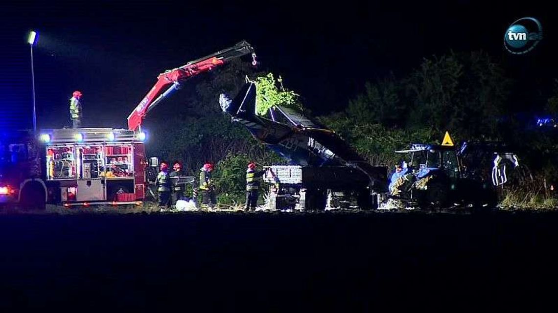 Zawadził o znak i uderzył w drzewa. Wypadek awionetki podczas pikniku lotniczego