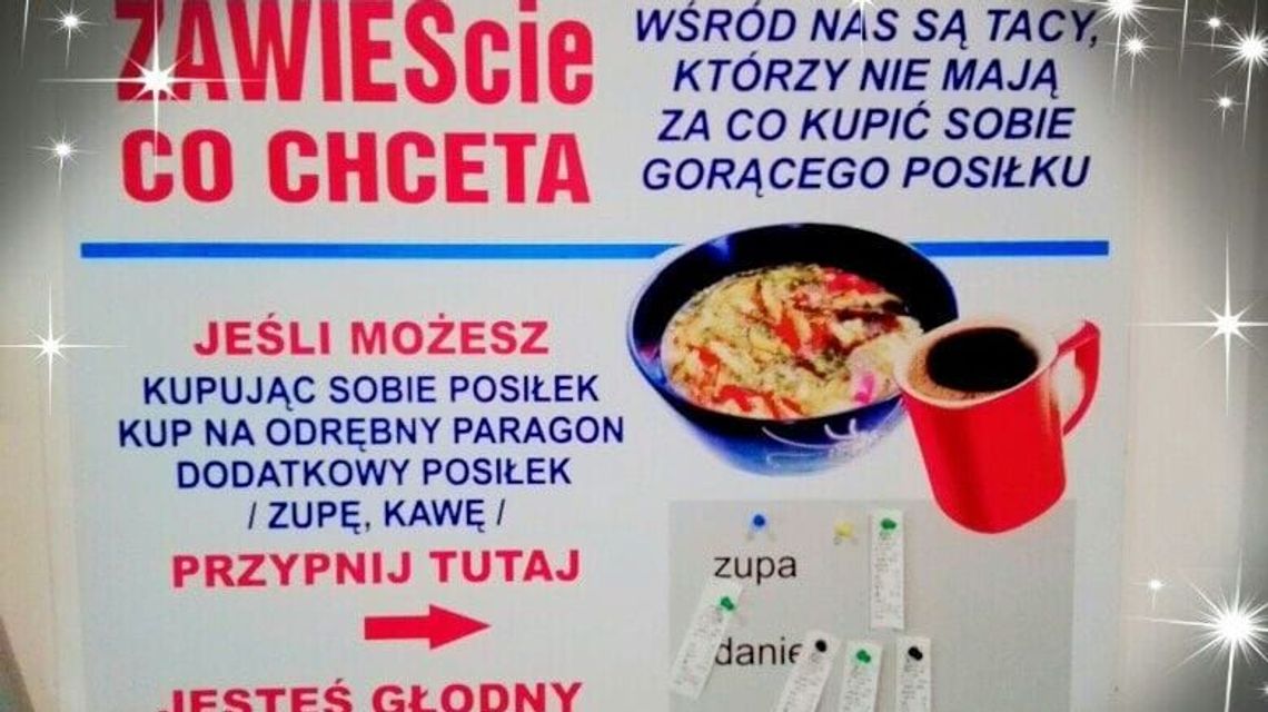 Zawieś posiłek "U Grażyny". Oryginalna akcja właścicielki baru. "Cieszę się, że jest taki odbiór" Zawieś posiłek "U Grażyny". Oryginalna akcja właścicielki baru. "Cieszę się, że jest taki odbiór"