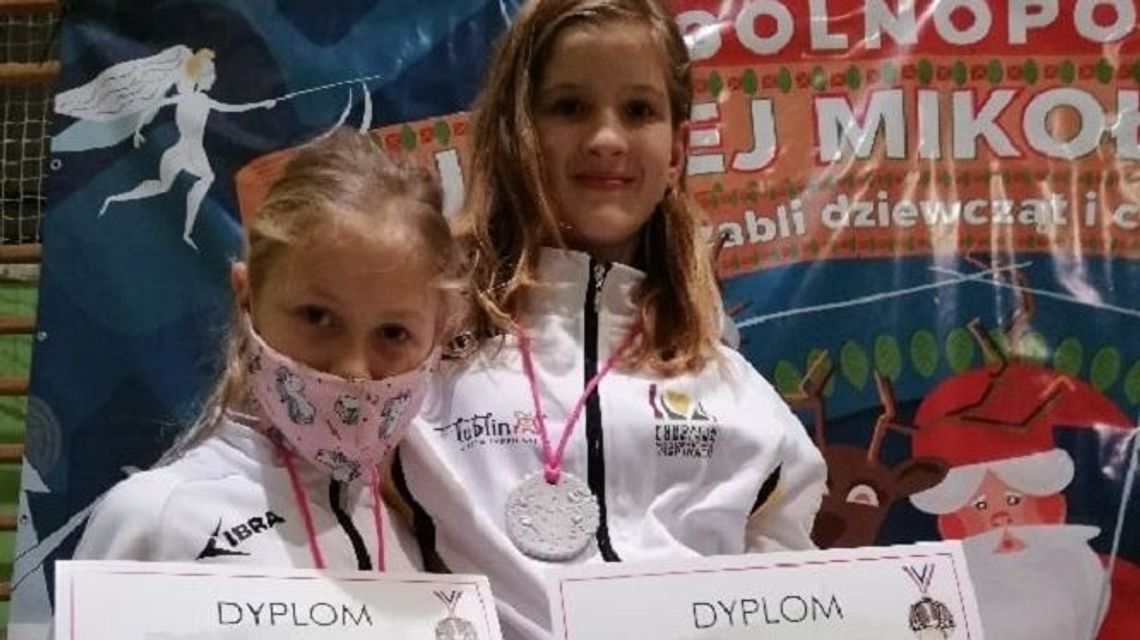 Zawodnicy UKS Akademia Szermierki Lublin z pierwszymi medalami w tym sezonie