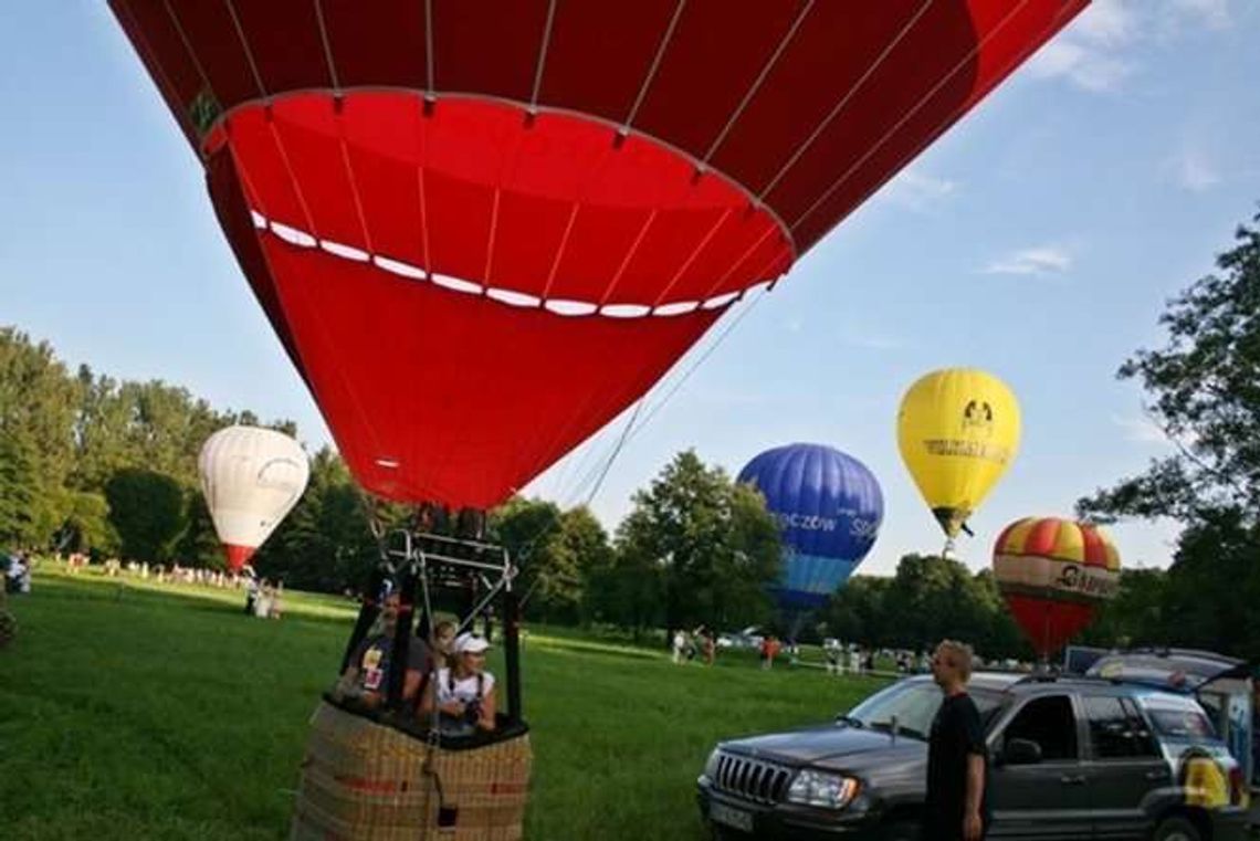 Zawody balonowe w Nałęczowie