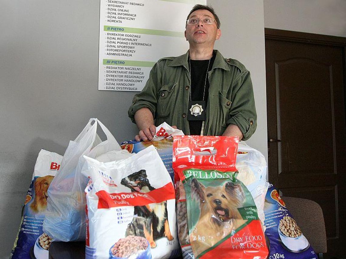 Zbierają dary dla schroniska w Rachowie Starym