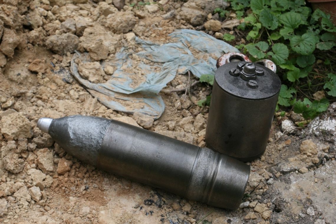 Zbierał bomby, miny i pociski moździerzowe. Usłyszał zarzuty