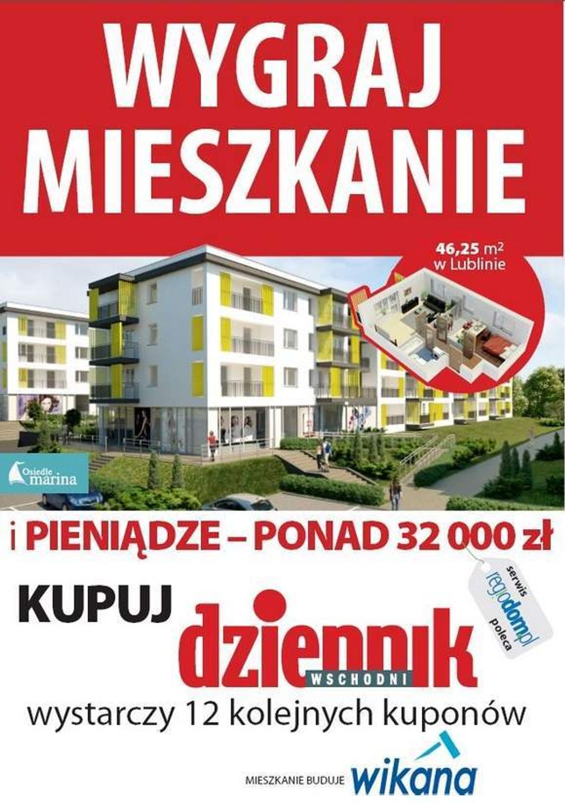 Zbierz 12 kuponów i wygraj mieszkanie Zbierz 12 kuponów i wygraj mieszkanie