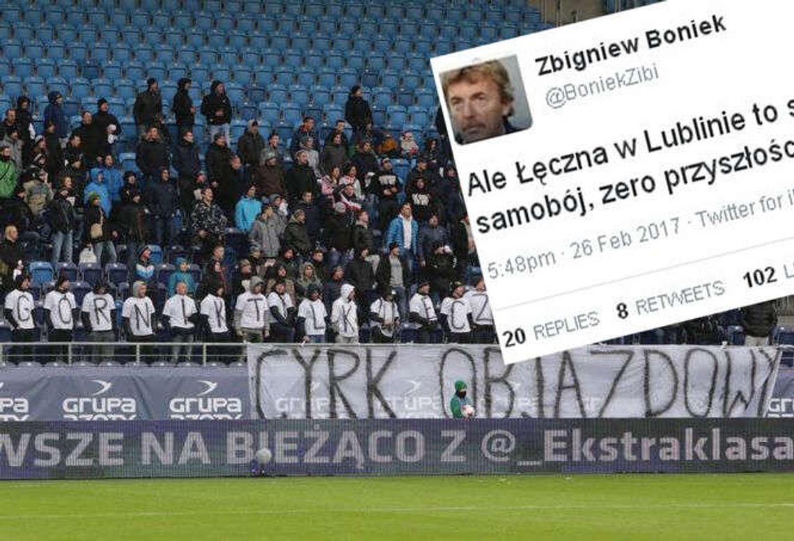 Zbigniew Boniek: "Łęczna w Lublinie to smutek i samobój"