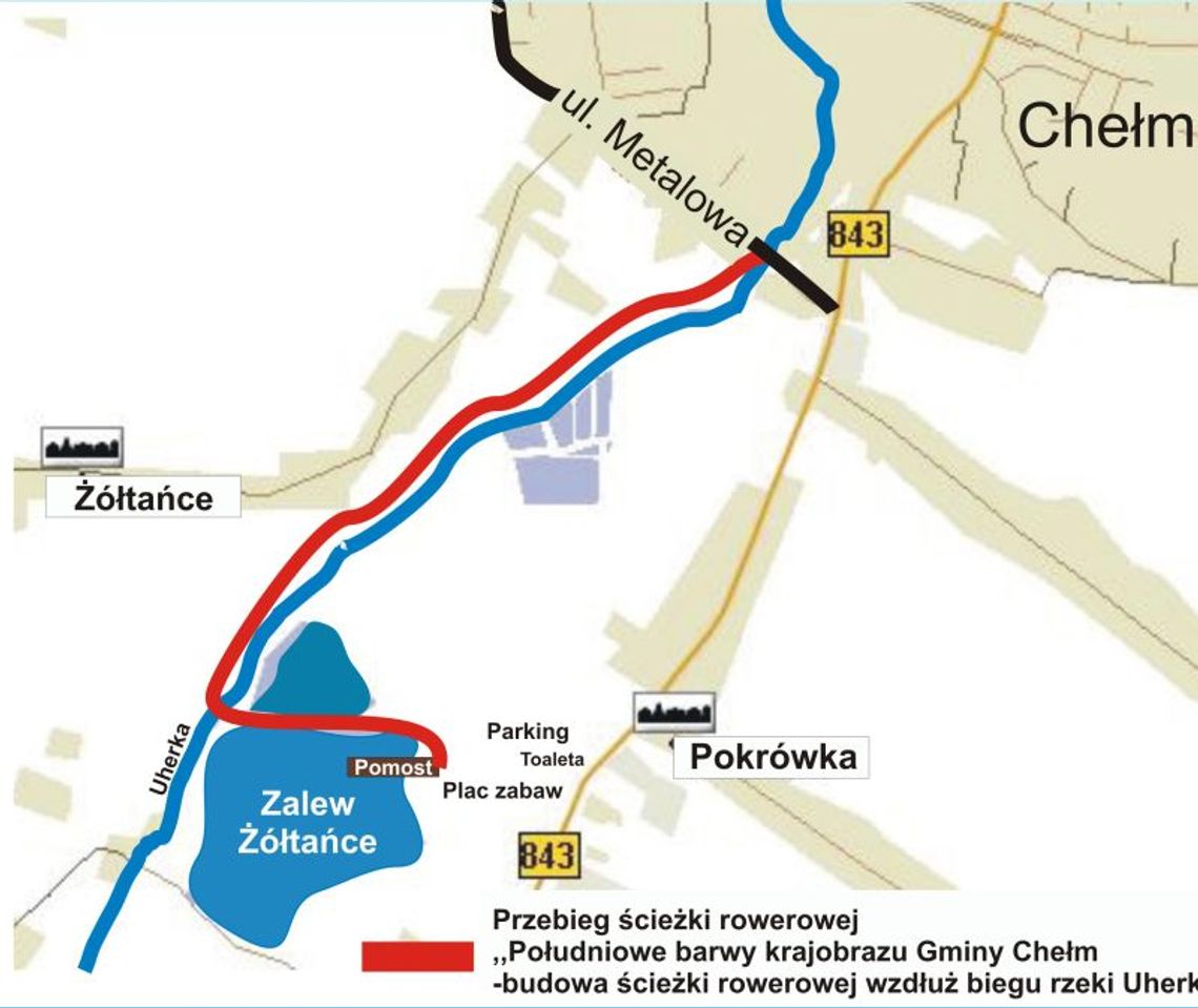 Zbudują ścieżkę rowerową wzdłuż Uherki Zbudują ścieżkę rowerową wzdłuż Uherki