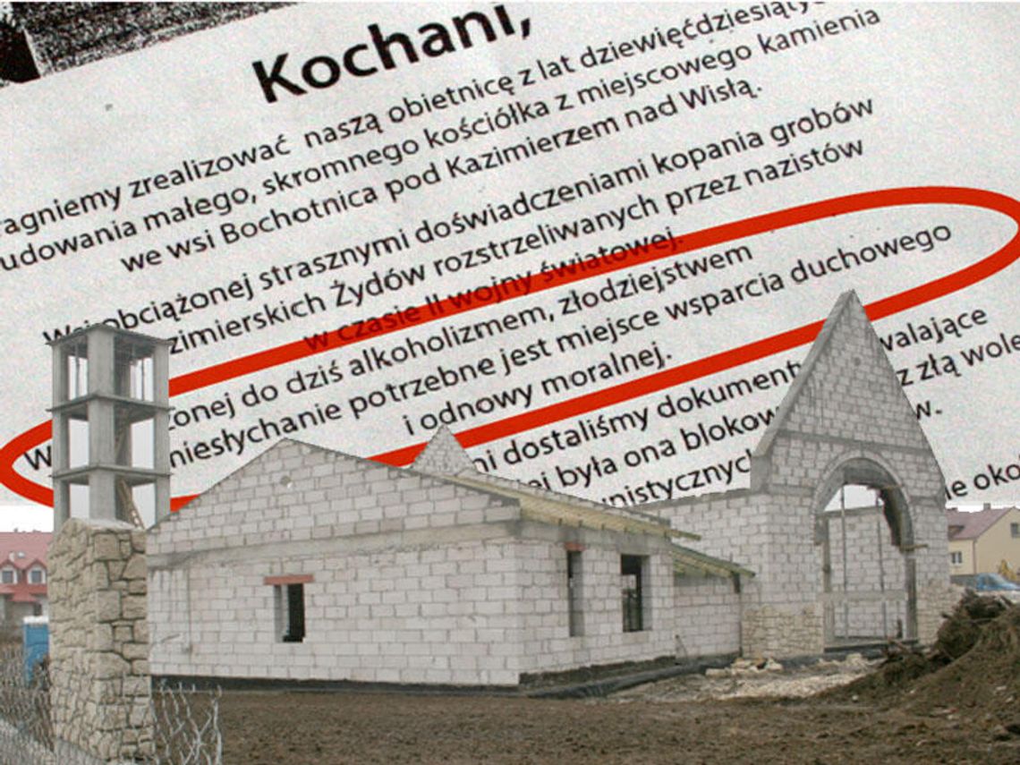 Zbudujmy kościół alkoholikom i złodziejom z Bochotnicy