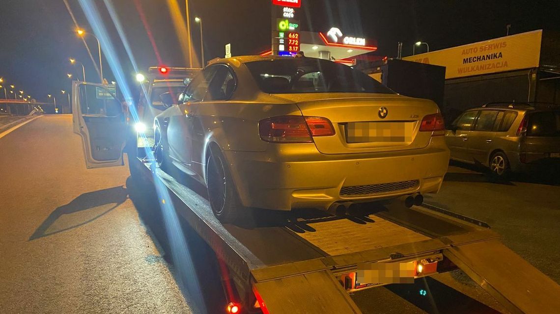 Zbyt głośne BMW na lubelskiej drodze. Mandat zabolał