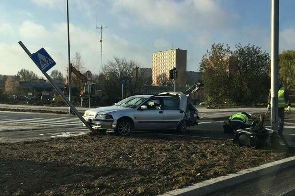 Zderzenie auta i ciężarówki. Ogromne korki na Czechowie