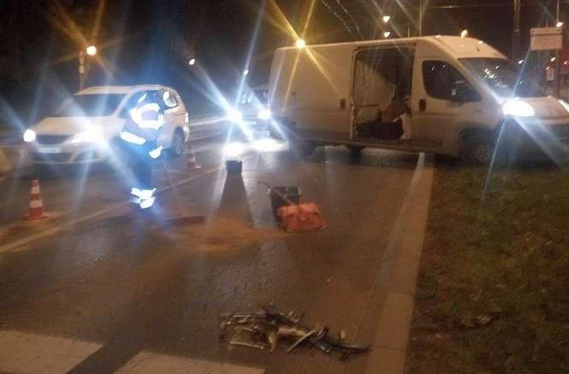 Zderzenie dwóch aut na ul. Jana Pawła II w Lublinie