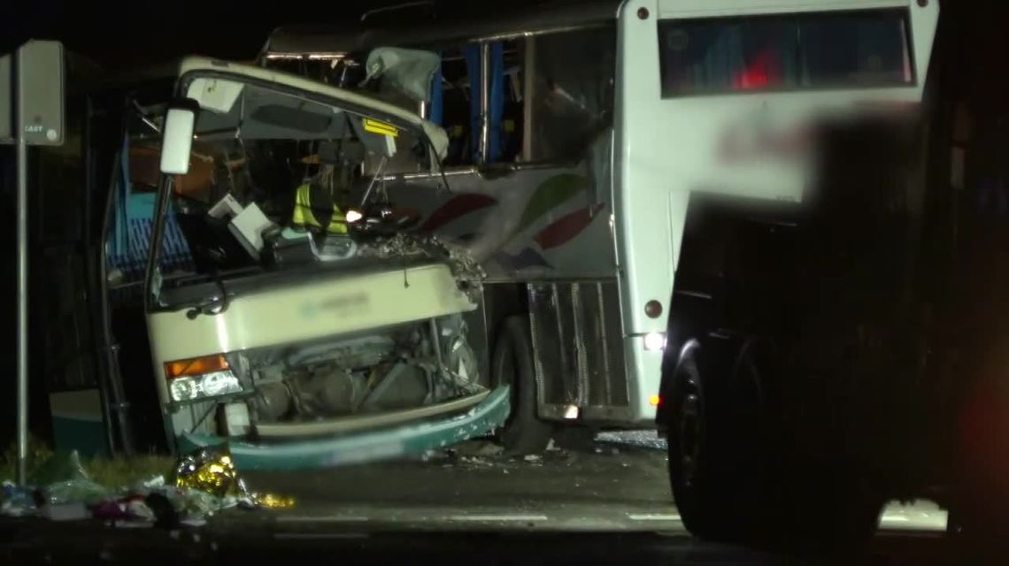 Zderzenie dwóch autokarów i busa w Zachodniopomorskim. Są ranni, w tym dzieci 