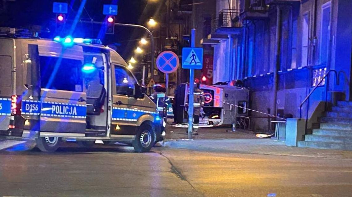 Zderzenie karetki na sygnale