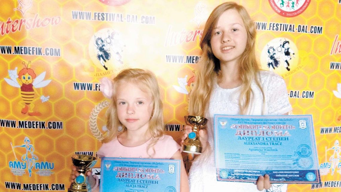 Zdolne siostry wróciły z Bułgarii z nagrodami