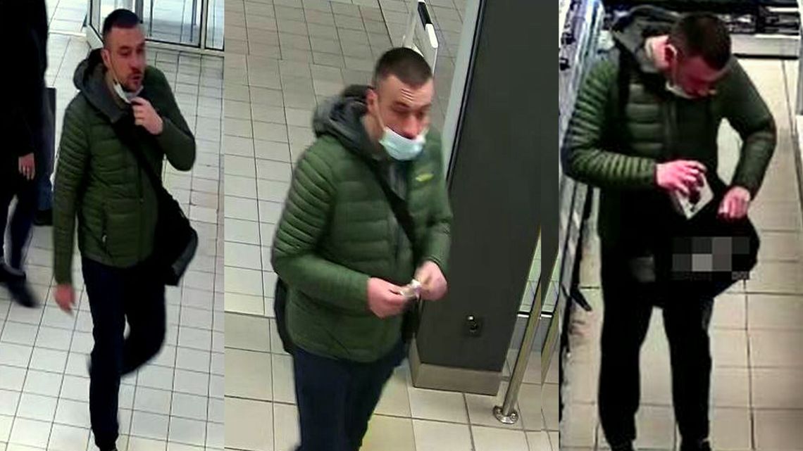 Ze sklepu zniknęły dwa smartwatche. Kamera nagrała tego mężczyznę Ze sklepu zniknęły dwa smartwatche. Kamera nagrała tego mężczyznę