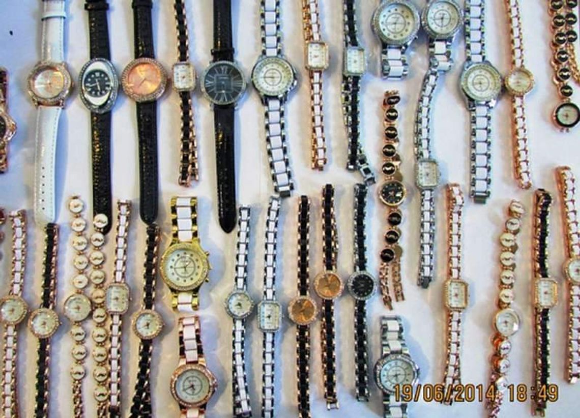Zegarki jak markowe. Przemyt zatrzymany na granicy