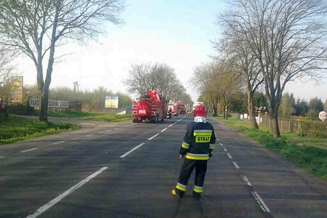 Zemborzyce Tereszyńskie. Zderzenie dwóch tirów i utrudnienia w ruchu