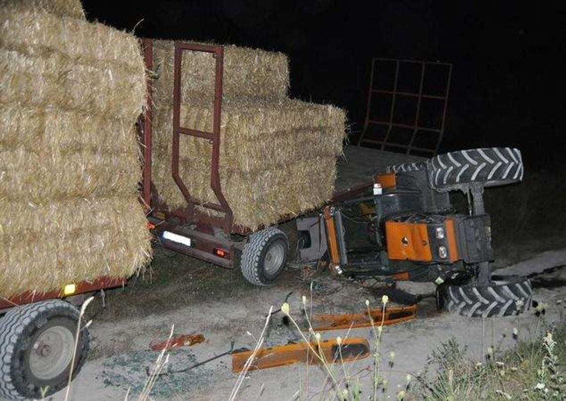 Zginął przygnieciony ciągnikiem