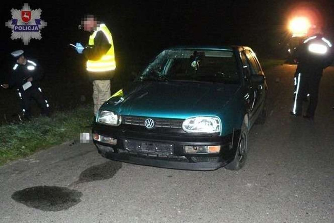 Zginął rowerzysta potrącony przez samochód. Rower nie był oświetlony Zginął rowerzysta potrącony przez samochód. Rower nie był oświetlony