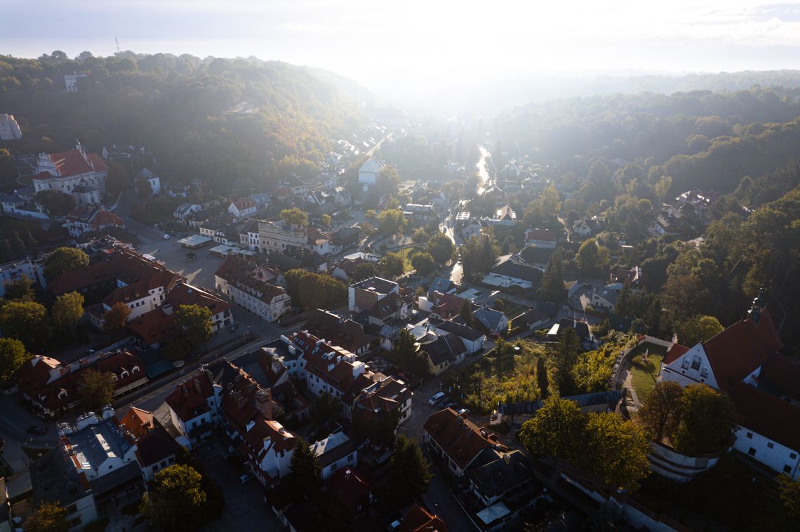 Zgłoś swój pomysł na miasto. Kazimierz czeka na głos obywateli Kazimierz z drona