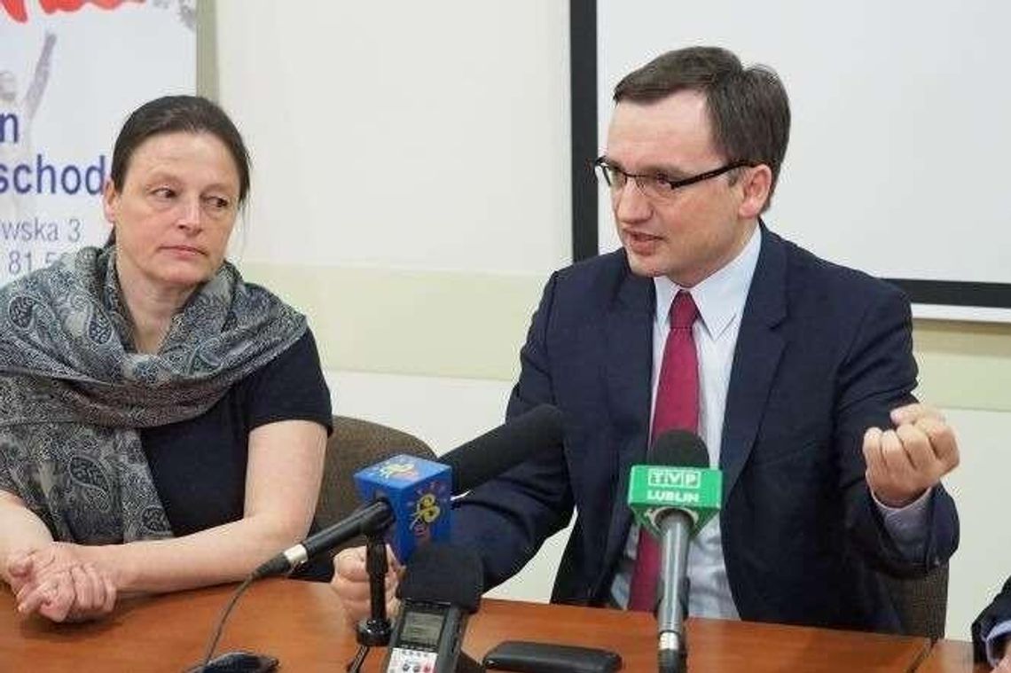 Ziobro przyjechał do Lublina i poparł Andrzeja Dudę